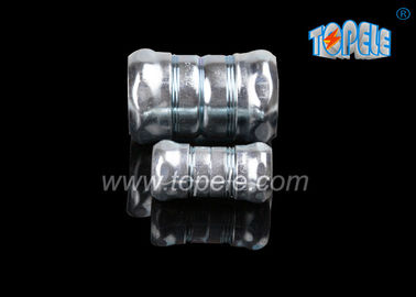 Elektrische metalen buizenverbinding / gemaakt van 514B zinkgeplatte stalen compressiecouplage / 1/2 inch tot 4 inch