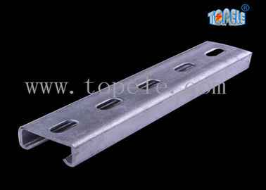 Zwarte HDG-slotplain Strut Unistrut-kanaal om leidingen te ondersteunen 41X 41MM