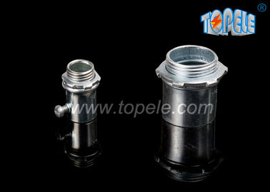 Gegalvaniseerd staal gegoten zinkgeplatte set schroef EMT buis connector / elektrische metalen connector