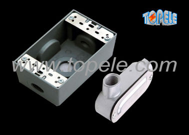 Weerbestendige elektrische dozen 3 Hole One Gang Outlet Fitting Accessory
