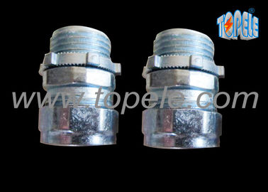 3/4  Zink / staal EMT-buisbevestigingen Compressie EMT-connector ISO-standaard