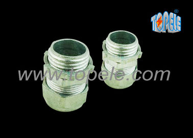 3/4  Zink / staal EMT-buisbevestigingen Compressie EMT-connector ISO-standaard