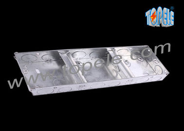 Elektrische metalen plafond stopcontact doos bedekt 1 + 1 + 1 gangleiding