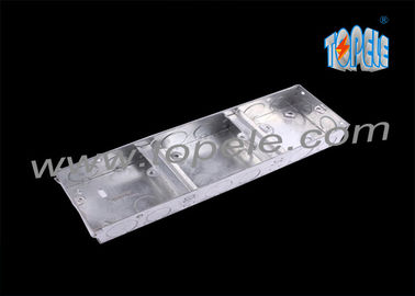 Elektrische metalen plafond stopcontact doos bedekt 1 + 1 + 1 gangleiding