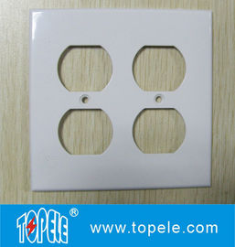 Een bende / Twee bende Plastic Decorative Duplex GFCI receptacles Wandplaat