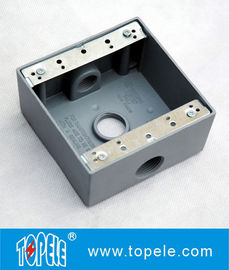 2 Banden weerbestendige elektrische dozen Aluminium