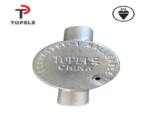Gegalvaniseerde elektrische cirkelkoppelbox 20 mm 25 mm buigbaar ijzer 3 weg hot dip