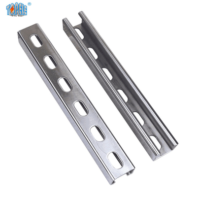 Kanaal Unistrut 41X41X2.5mm van de hete ONDERDOMPELINGS Gegalvaniseerd Duidelijk/Ingelast Stut