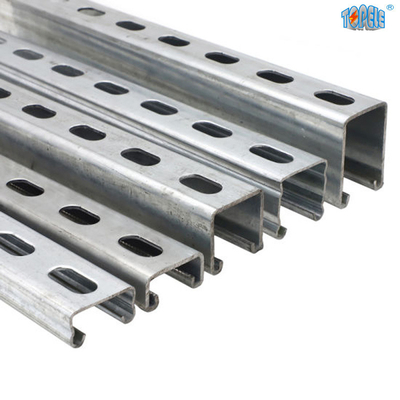 Kanaal Unistrut 41X41X2.5mm van de hete ONDERDOMPELINGS Gegalvaniseerd Duidelijk/Ingelast Stut