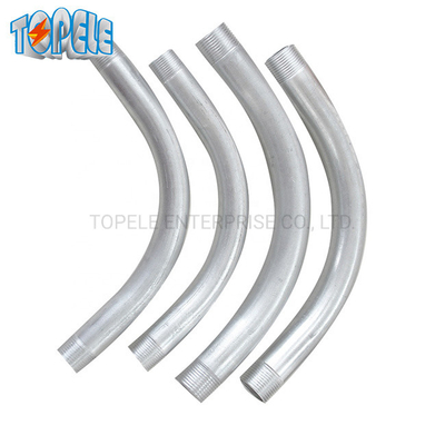 Stijve Buis 90 Graadelleboog IEC61386 20mm110mm Hete Gegalvaniseerde ONDERDOMPELING