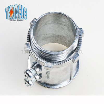 20mm 50mm EMT Conduit Fittings IEC61386 EMT Set Screw Connector Zink