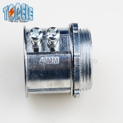 Schakelaaremt Aleacion Zinc EMT Connector Set Screw Type van CEI 61386 25mm