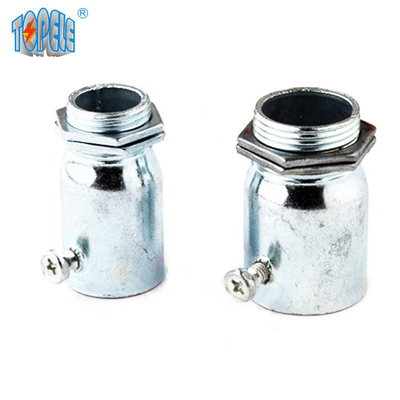 CEI 61386 Acero Eindemt Connector Electro Galvanized