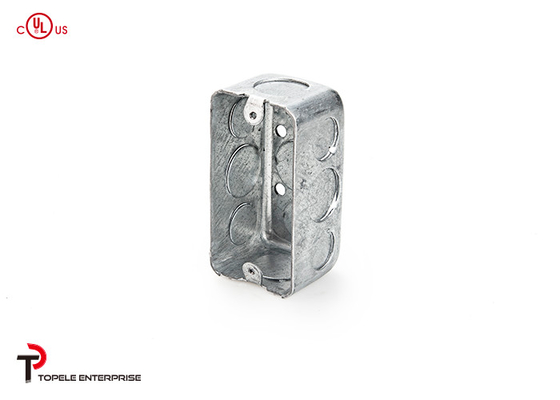 2 inch x4 inch / US Standard voorgegalvaniseerd stalen schakelapparaat rechthoekige geleidingsdozen / elektrische geleidingsdozen