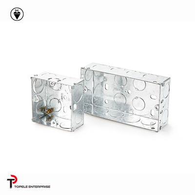BS GI Electrical One Gang /Two Gang Switch and Socket Box/EXTENSIES BOX, Electrical Boxes and Covers (Elektrische eenband/tweebandschakelaar en stopcontact)