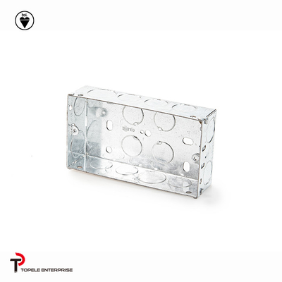 BS GI Electrical One Gang /Two Gang Switch and Socket Box/EXTENSIES BOX, Electrical Boxes and Covers (Elektrische eenband/tweebandschakelaar en stopcontact)
