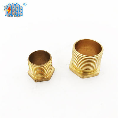 Snak/typ plotseling Mannetje Ingepast Messing Hexagon Bush 15mm 20mm 25mm