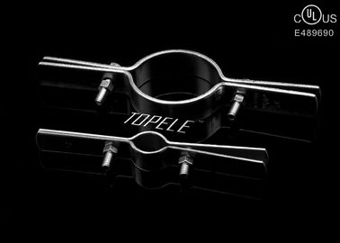 Zwarte stalen pijpvergrotingsclamp / UL-standaardpijphouderclamp met 1/2 "tot 6" grootte/bouwmateriaal