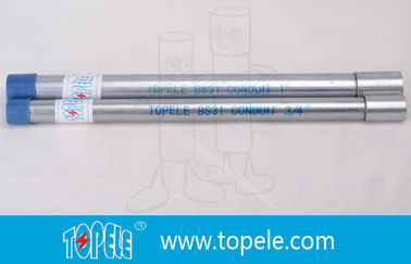 3/4 ° Warm gedompelde gegalvaniseerde BS4568-leiding / GI-pijp met integrale koppeling