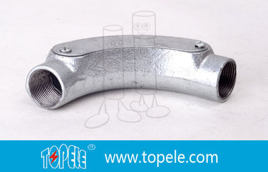 20MM 3 / 4 ′′, 1 ′′ BS4568 GI ijzeren elleboog buigbaar ijzeren cirkelvormig aansluitdoosje met een gat