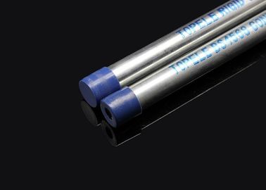 BS 4568 / BS 31 Hot Dip gegalvaniseerde metalen geleidingspijp met geschroefde uiteinden en doppen