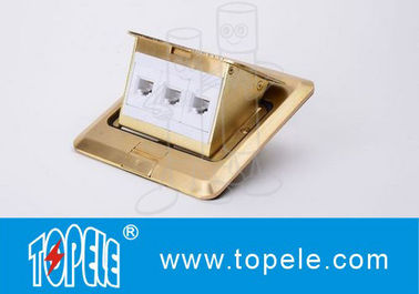 OEM vloer stopcontact stopcontact vierkant paneel koper / rond aluminium legering POP-up type