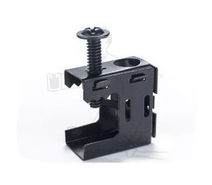 Vervormbare ijzeren balkkklemmen, pijplichtmachines gegalvaniseerde top universele balkkklemmen OEM/ Lay In Lugs/ Black Enamel Spring Steel
