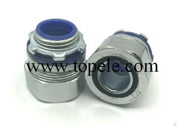 4  Flexibel geleidingsmateriaal Blauw / Geel Recht Liquid Tight Connector
