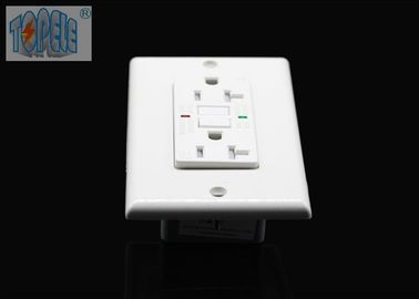 15A 125V AC GFCI-ontvangers Duplex Tamper Resistent End of Life Monitoring Functie