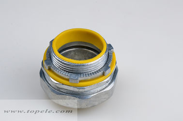 1/2" - 4" zink vloeibare strakke rechte aansluiting met gele / blauwe pakking