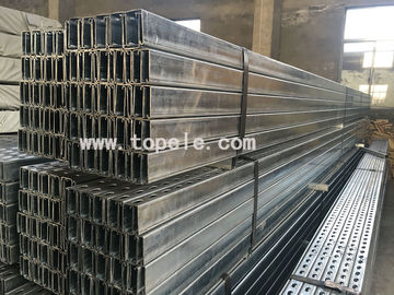 Hot Dip gegalvaniseerd staal gesloten Unistrut kanaal om leidingen te ondersteunen 41X 41MM