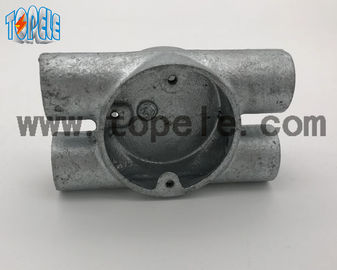 BS4568 Elektriciteitsleidingsbevestigingen Twin Through Way H Buigbare ijzeren doos 20 mm -32 mm