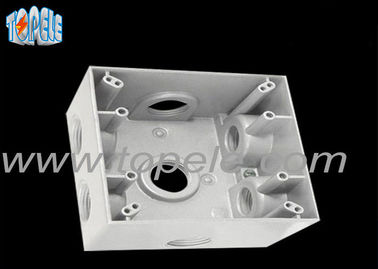 Rectangular Aluminium Elektrische Doos, Schakelaar Elektrische Doos Buiten