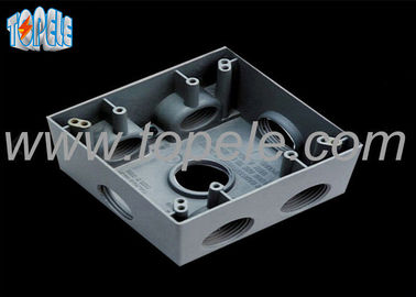 Rectangular Aluminium Elektrische Doos, Schakelaar Elektrische Doos Buiten