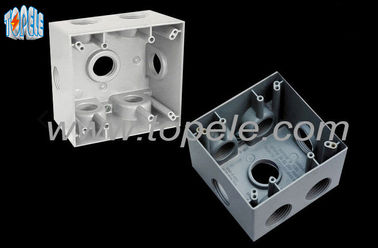 Rectangular Aluminium Elektrische Doos, Schakelaar Elektrische Doos Buiten