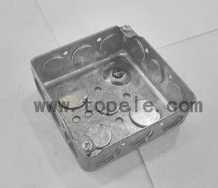Amerikaanse standaard metalen elektrische dozen en deksels 4x4 52151 / 52161 / 52171