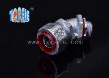 Vloeistoftdichte, flexibele geleiding en fittings, vloeistoftdichte 90 graden hoek connector zink