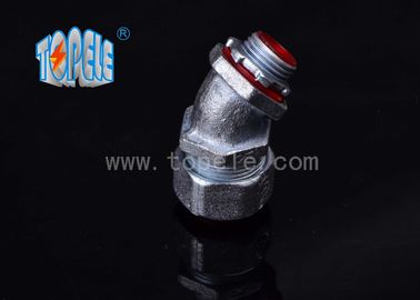 Vloeistoftdichte, flexibele geleiding en fittings, vloeistoftdichte 90 graden hoek connector zink