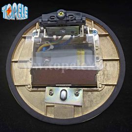 Vierkant paneel Koper / Ronde Aluminium Alloy POP-up Type vloer stopcontact GFCI receptacles OEM