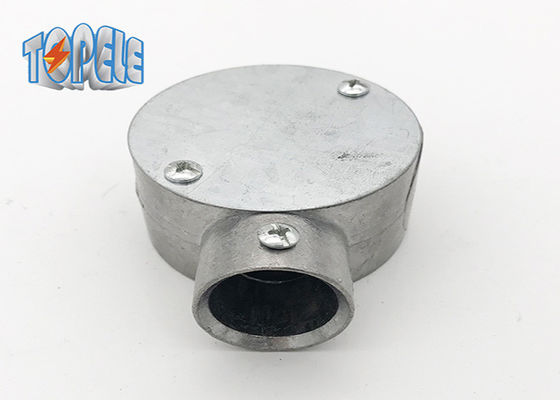 BS 31 Aluminium cirkelvormige doos Gi geleidingsbevestigingen 3/4&quot; 1&quot; eenrichtingsverbindingsdoos