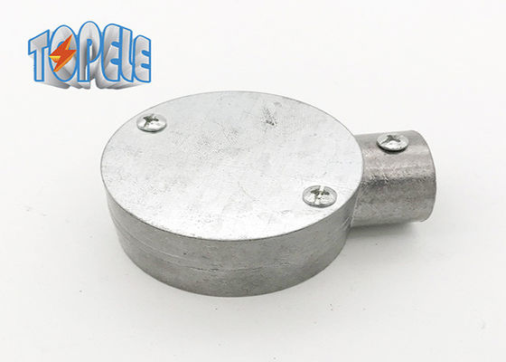 BS 31 Aluminium cirkelvormige doos Gi geleidingsbevestigingen 3/4&quot; 1&quot; eenrichtingsverbindingsdoos