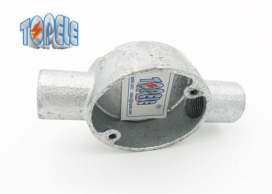 BS4568/BS 31 cirkelvormige doos met tweeledige doorgang Vervormbare ijzer/aluminium GI-leidingen