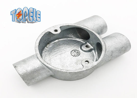 Buigsame ijzeren dozen BS4568 Leiding 20 mm tak 3 Way / Y Way Box BS Leiding Box