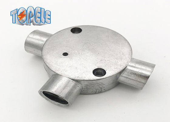 3/4&quot; 1&quot; BS31 geleiding Aluminium Fitting Circulaire Box 3 Way / Tee Box Iso