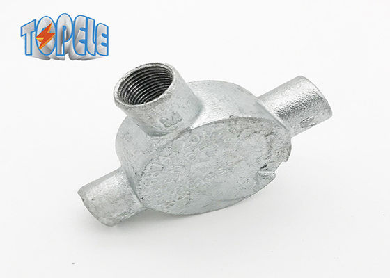 20mm 25mm 32mm BS4568 Lijn Circulaire Doos Drie Tee Way Buigsame ijzeren Doos