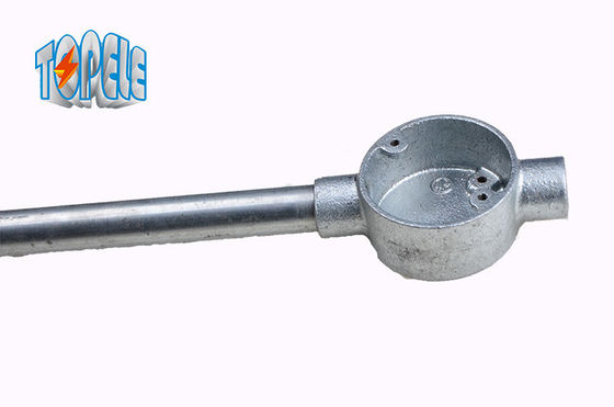 Bietbaar gietijzer 2-weg BS4568-leiding Circulaire verbindingsdoos