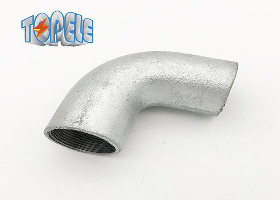 Vrouwelijke aansluiting BS4568 Leiding Hot Dip gegalvaniseerd Buigzaam ijzer Solid Elbow