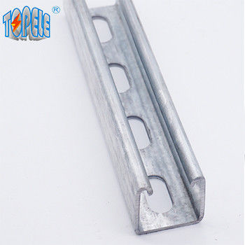 Geperforeerd gegalvaniseerd staal 41x41 Unistrut Slotted Channel