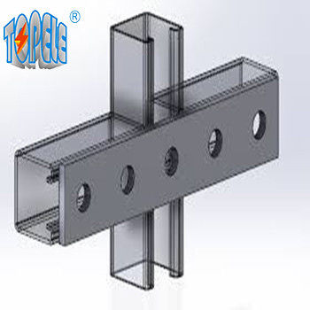 5 Hole Splice Plate Carbon Steel Unistrut Channel C Channel met gaten