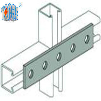 5 Hole Splice Plate Carbon Steel Unistrut Channel C Channel met gaten